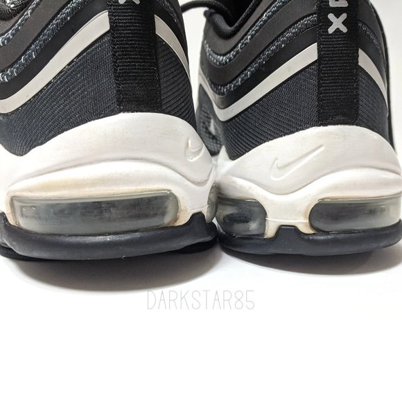Nike Air Max 97 Black, White, Pure Platinum, & Anthracite Men's Sneakers 2017 - Picture 7 of 10